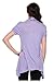 G2 Chic Women's Solid Ruched Short Sleeve Open Cardigan
