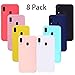 chenlingy [8 Pack] for Samsung Galaxy A20 /A30 Case, Anti-Drop Soft Silicone Gel Rubber Bumper Phone Case Shell Shockproof Case Cover for Samsung Galaxy A30