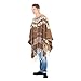 Spaghetti Cowboy Western Costume Poncho Brown