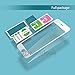 Klearlook Privacy Screen Protector Compatible with iPhone 6 Plus / 6s Plus Front Anti Spy Filter 3D Full Coverage Tempered Glass Protector and Back Matte PET Protector (White Frame)