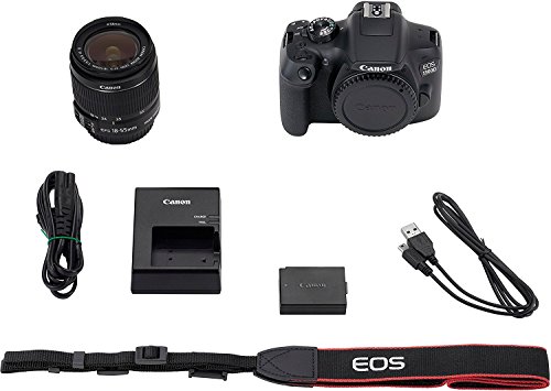 Canon-EOS-T6-1300D-with-EF-S-18-55mm-187MP-CMOS-5184-x-3456-Pixels-Black-32GB-SD-Card-PRIME-SELLER-Camera-Cleaning-Cloth