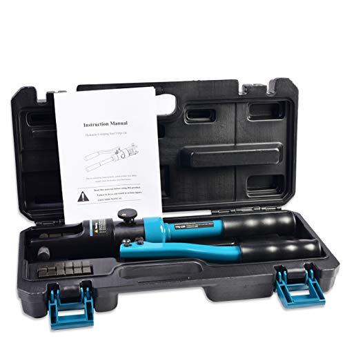 kjxxkj Hydraulic Handle Crimper/Hydraulic Crimping Tool for I/8 to 3/16 Inch Deck Cable Railing Kit/Hardware