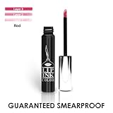 LIP INK Organic Vegan 100% Smearproof Liquid Lipstick - Red