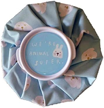 Childrens Kids Ice Pack Bag, Small 6 Size, Choice of Pink or Blue Bunny Design (Blue Bunnies)