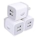 Wall Charger, USB Brick 3Pack 2.1A/5V Dual Port USB Plug Charger Cube Power Adapter Fast Charging Block for iPhone X 8 7 6 Plus 5S, iPad, Samsung Galaxy S8 S7 S6 Edge, LG, ZTE, Moto, Android Phone primary