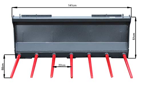 Wallentin & Partner Dunggabel 1,40 m MINI Skid Steer Aufnahme – Bild 3