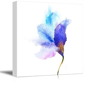 Canvas Wall Art Abstract Ink Watercolor...