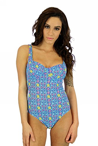 Lifestyles Direct Swimsuit Womens Underwire Swimwear Tan Through Plus Size