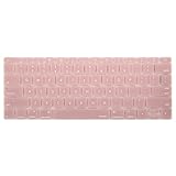 Mosiso Protective Keyboard Cover Skin for NEWEST MacBook Pro 13 Inch A1708 (No Touch Bar, Release October 2016), Rose Quartz
