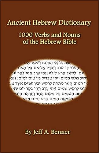 Ancient Hebrew Dictionary Ancient Hebrew Dictionary