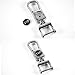 Carbon Fiber Pattern Key Chain FOB Case Shell For Maserati Ghibli, Quattroporte Remote Smart Key