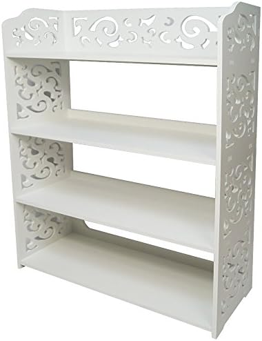 Yi Hai Bookshelf Storage Rack Shoe Rack 23.6in White Set Of One (4-Tier)