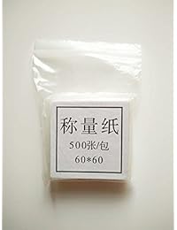 Hoja de papel de pesaje, absorbente, brillante (paquete de 1000)