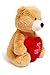 I Miss You Gifts Large 12 inch Teddy Bear I Miss Your Face- Cute Long Distance Relationships Gift, Friend, Couples, Valentines Day, Relationship, Boyfriend,Girlfriend, for Her, Him