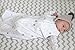 Ely's & Co 100% Cotton Wearable Blanket Baby Sleep Bag Grey Stars 2 Pack (Grey Stars, 3-6 Months)