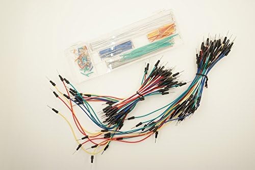 Breadboard U Shape jumper 140Pcs,Flexible wire 130Pcs Kit for Ardunio UNO, Raspberry Pi and other test.