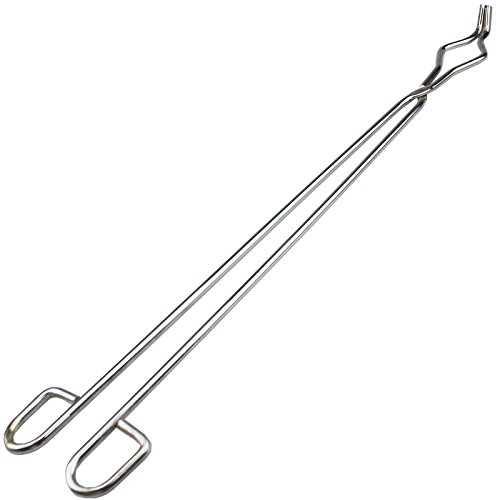Funshowcase Stainless Steel Crucible Tong Clamp Graphite Melting Furnace Pliers Holder 22inch