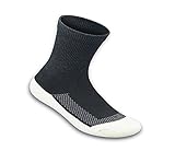 Orthofeet Padded Sole 3 Pack Non-Binding Diabetic Circulation Sock Black