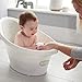 Shnuggle Baby Bath Tub - Compact Support Seat for Newborns, Wash Infants and Make Bath Time Easy, 0-12m, Grey