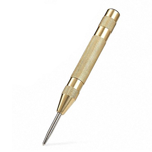 UTP New 5 Automatic Center Pin Punch Spring Loaded Marking Starting Hole Tool Gold L15