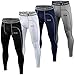 TCA Boy's Youth & Men's Pro Performance Compression Pants Base Layer Thermal Tights