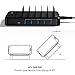 Bototek 6-Port USB Charging Station Dock & Organizer with USB C Port for Smartphones, Tablets & Other Gadgets