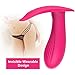 Wearable Vagina Vibrator with 7 Frequency Wireless Remote-Control G Spot Vibrator Massager/Clitoris Vibrator for Woman (Pink)