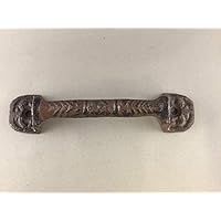 BI01DT079_12 - Antique Replica Brown/Black Drawer Pull (12pcs)