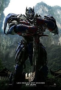 A1765 Transformers 4 Age of Extinction 2014 Movie Poster 24x36 on Canvas Print