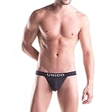 Mundo Unico Men's Jock Strap Negro, Black, X-Large