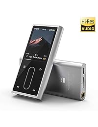 FiiO M3K   Reproductor de MP3 con grabadora de voz digital, carcasa de metal HiFi, 24 horas de reproducción y ampliable hasta 512 GB con bloqueo independiente y control de volumen