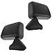 Driver & Passenger Side Door Mounted Mirror Set Compatible with 1987-1989 Toyota 4Runner 1987-1995 Pickup TO1320109 TO1320122 TO1321109 TO1321122