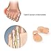 5 Pairs-Pinky Toe Cushion Splint, Gel Toe Separators, Little Toe Straightener with Loop, Pinky Toe Separators for Men Women, Prevent Blisters, Corn, Pain Relief (5 Pairs-Skin)
