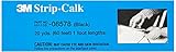 3M Strip Calk, 08578, Black, 1 ft Strips, 60 per carton