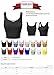 Made by Emma Junior Sized Basic Solid Sleeveless Crop Tank Top White M