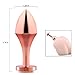 Utimi Upscale Butt Plug Anal Plug in Rose Gold for Anal Masturbation