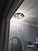 CLAXY Ecopower Vintage Flush Mount Crystal Chandelier Oil Rubbed Bronze Ceiling Fixture 3 Lights