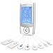 INLIFE TENS Unit EMS Unit Electronic Pulse Massager Rechargeable 2-in-1 with 8 Pads for Pain Management