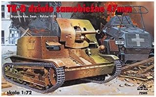 TK-D Dzialo Samobiezne 47mm Polish SPG (1/72 Model kit, RPM 72505)