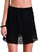 Women's Lace Half Slip Skirt Black Large (24 inch)