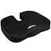 Aylio Coccyx Seat Cushion | Back Support, Tailbone Relief, Washable Cover (Black)