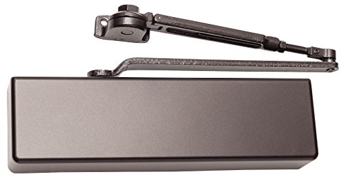 FALCON SC71 Hw/PA DK Brnz Full Heavy Duty Door Closer, Hold Open Arm with Parallel Arm Shoe, Full Cover, Dark Bronze Finish
