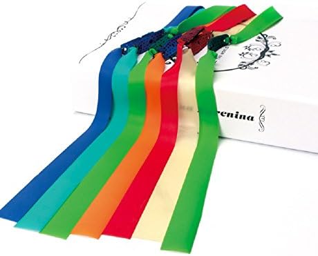 HUWAIREN 10 Pcs Flat Elastic Rubber Band for Slingshot Catapult