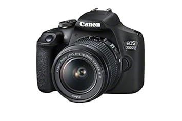 Canon EOS 2000D DSLR Cámara y EF-S 18-55 mm f / 3,5-5,6 IS II ...
