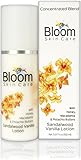 Bloom Skin Care Hand and Body Lotion - Sandalwood Vanilla 5.07 oz - Natural Moisturizing Cream for Women and Men - Paraben Free and Cruelty Free - Anti Aging with Powerful Ingredients and Honey