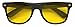 SunglassUP Colorful Classic 80's Vintage Pantone Lens Wayfarer Sunglasses (Black, Yellow)