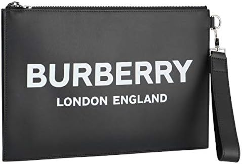 Amazon Burberry バーバリー バッグ メンズ Printed Ble Leather クラッチバッグ 並行輸入品 クラッチ セカンドバッグ