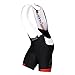 Santic Men's Pro 4D Padded Cycling Bib Short Black/White