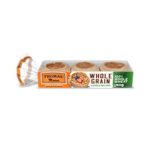 Thomas', 100% Whole Wheat English Muffins, 6 ct, 12 oz - Thumbnail 7