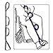 Kinsman Triple Loop Quad Leg Lifter - Navy - 35-42"
